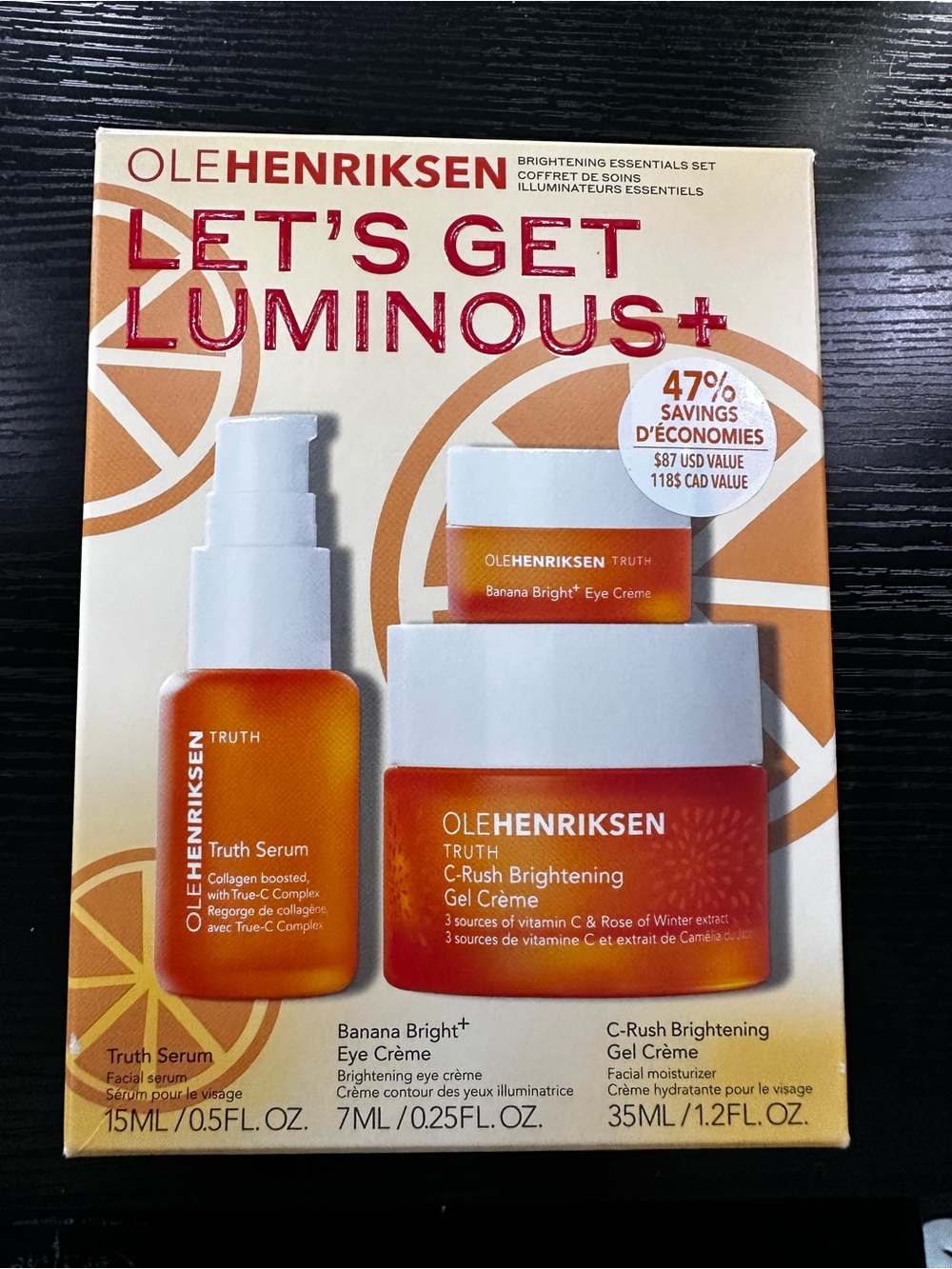 Ole Henriksen Let’s Get Luminous Brightening Essentials Trio